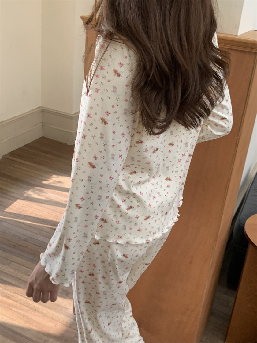 イヌネコ総柄3セットパジャマ