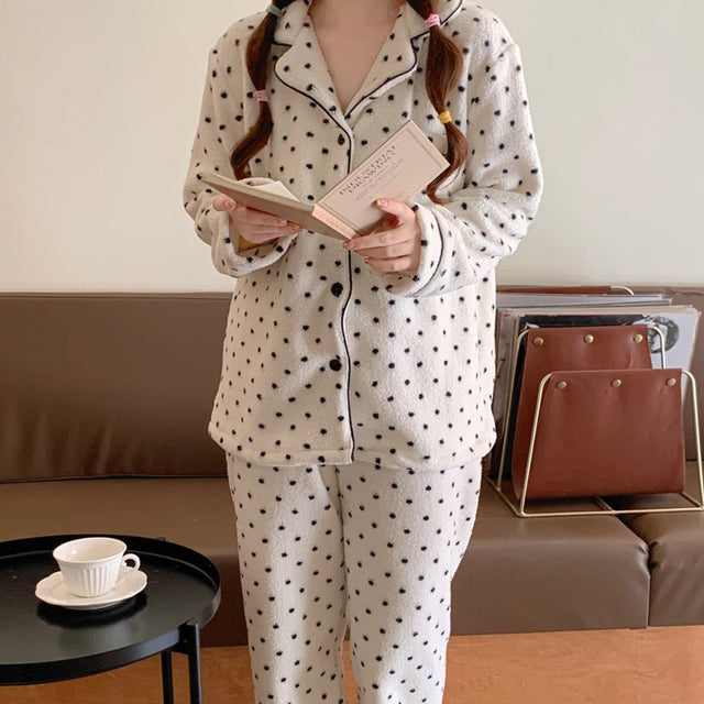ドットボアセットアップパジャマ