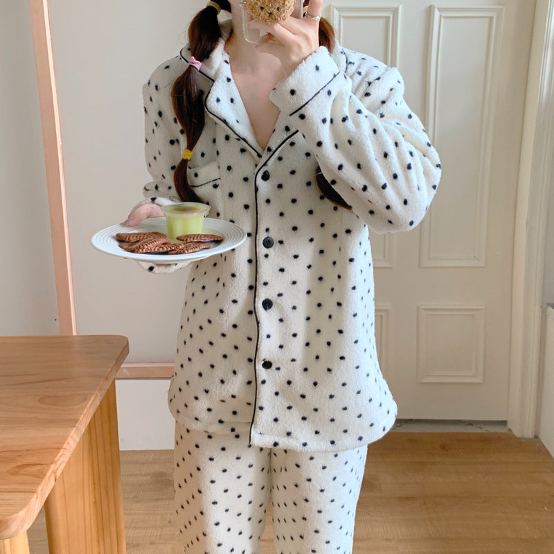 ドットボアセットアップパジャマ