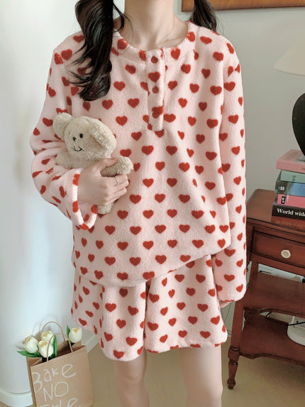 ハートボアセットアップパジャマ