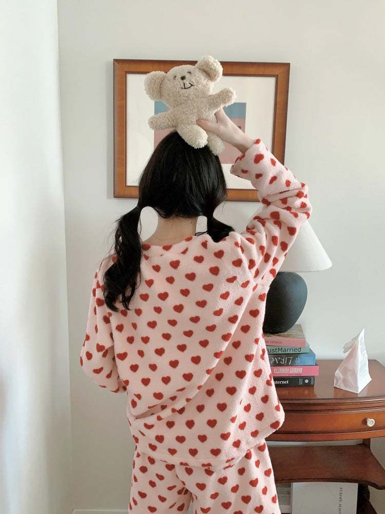 ハートボアセットアップパジャマ