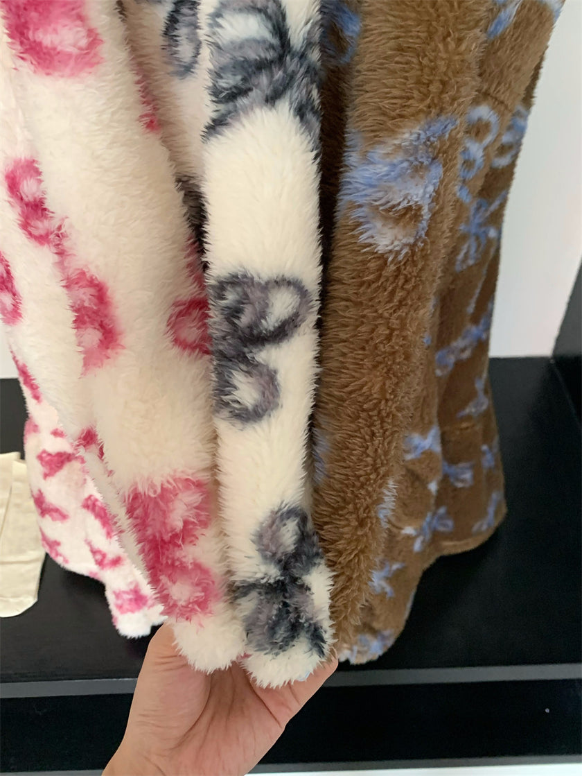 ほわふわリボン総柄パイピングセットアップパジャマ