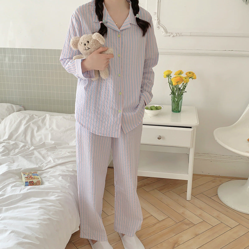 ポップカラーストライプセットアップパジャマ