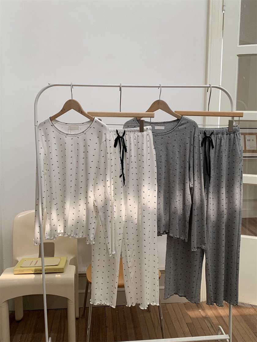 スモールリボンドットセットアップパジャマ