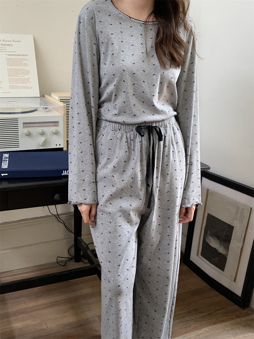 スモールリボンドットセットアップパジャマ