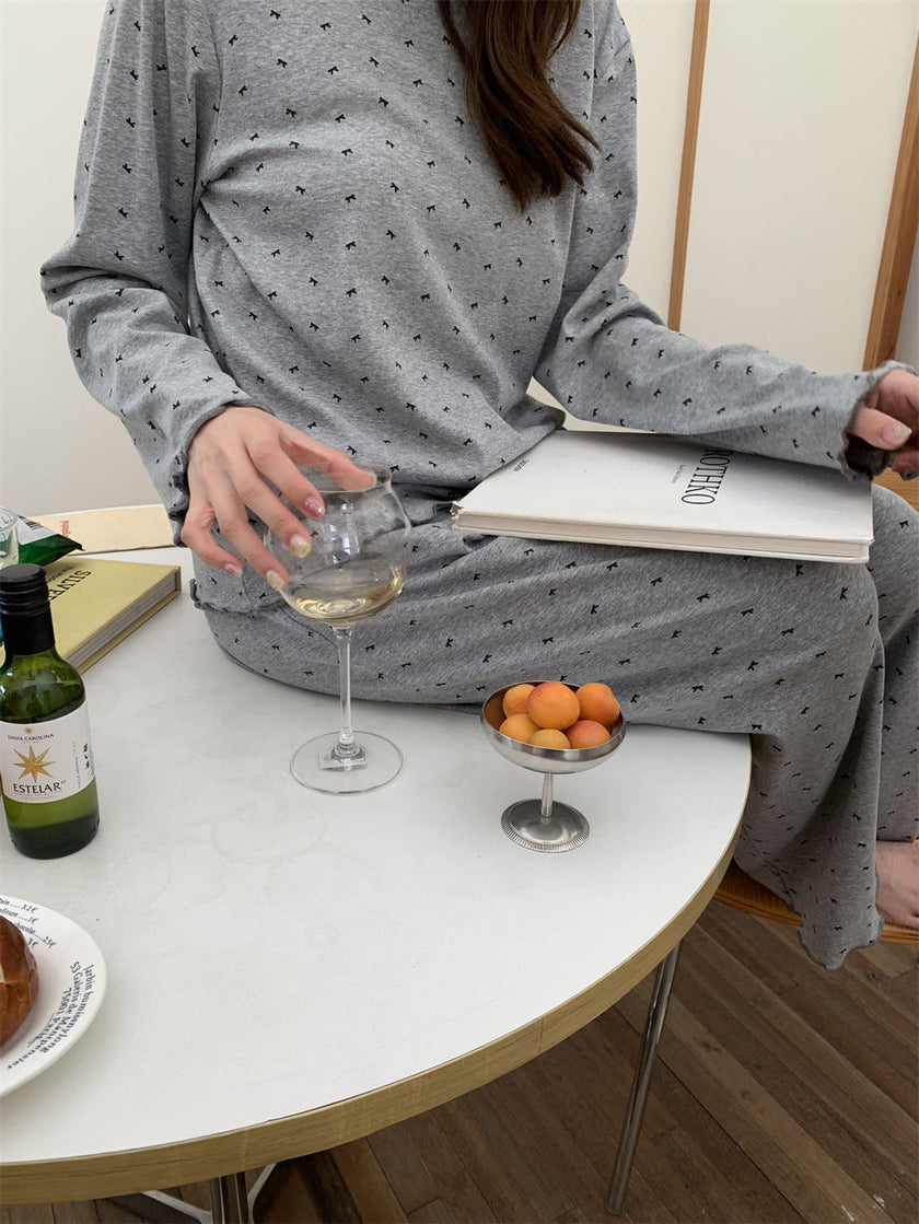 スモールリボンドットセットアップパジャマ