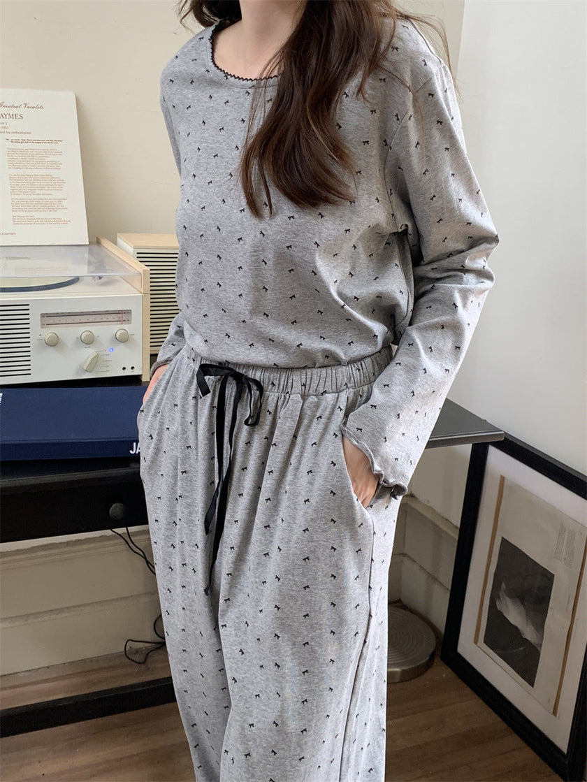 スモールリボンドットセットアップパジャマ