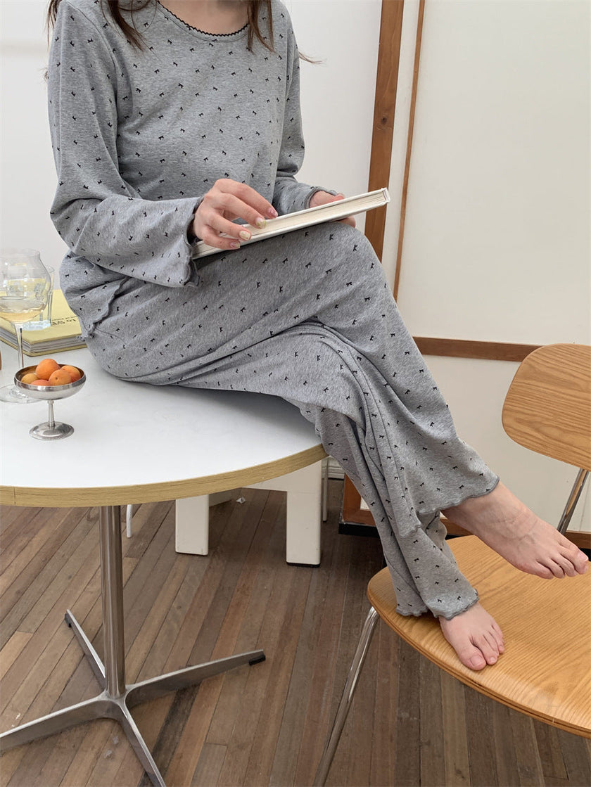 スモールリボンドットセットアップパジャマ