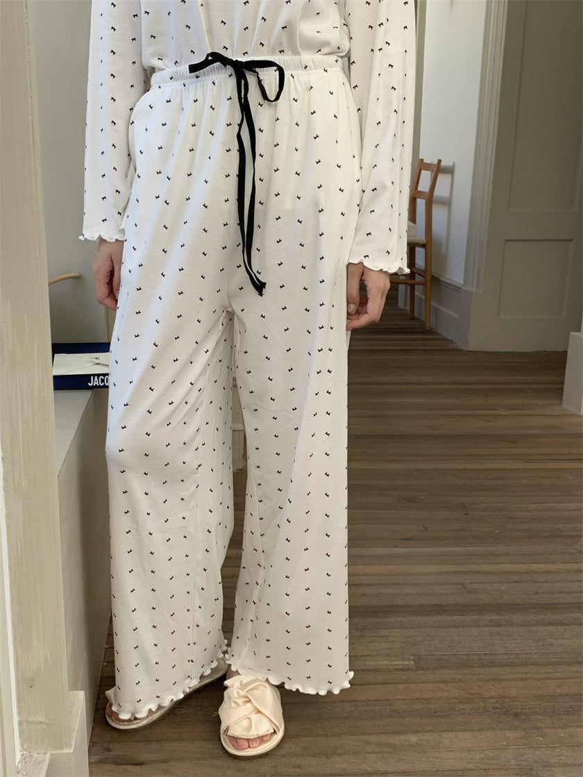 スモールリボンドットセットアップパジャマ