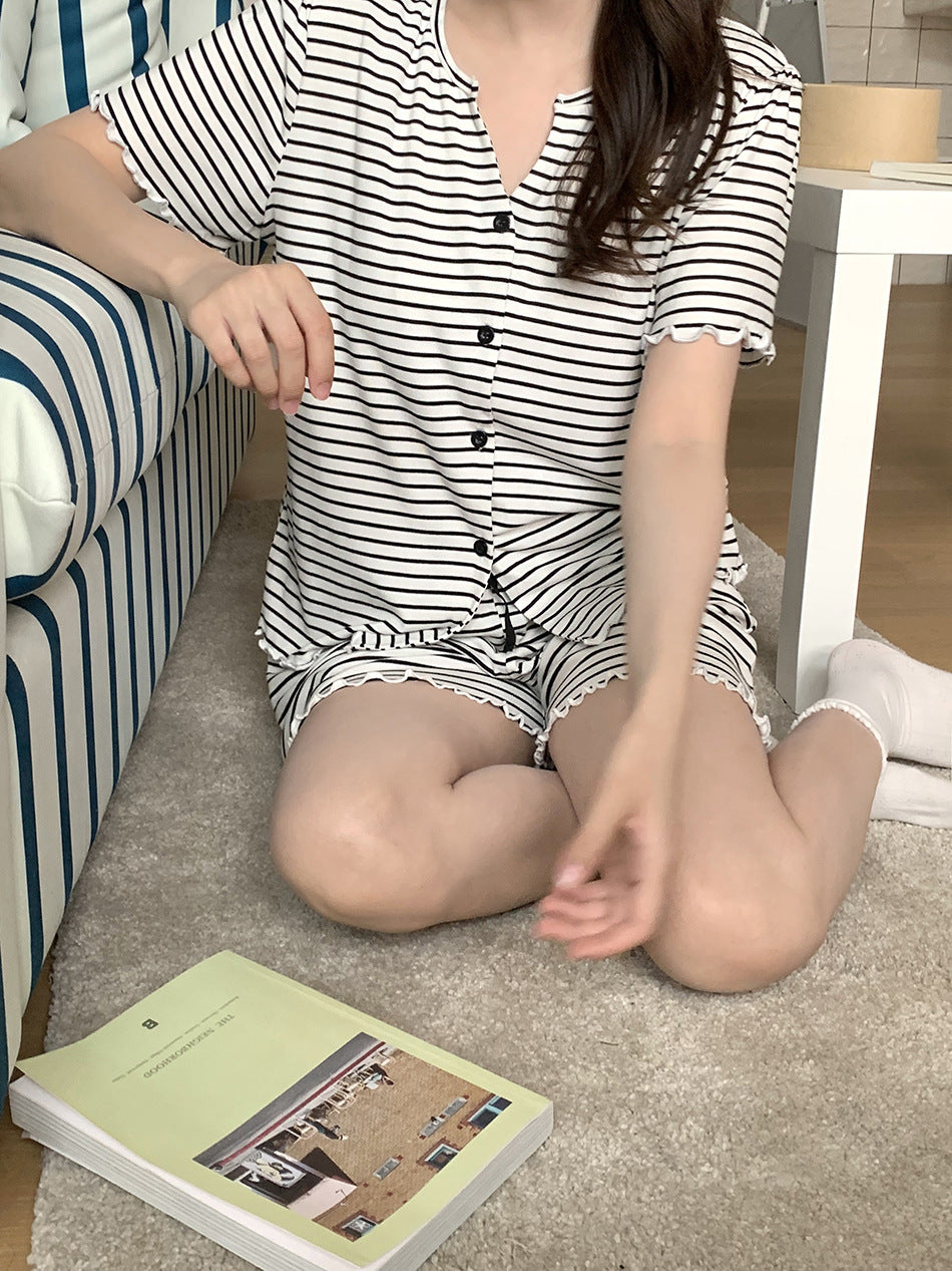ボーダーセットアップパジャマ