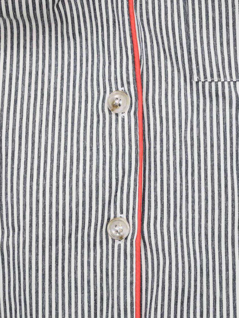 パイピングストライプセットアップパジャマ